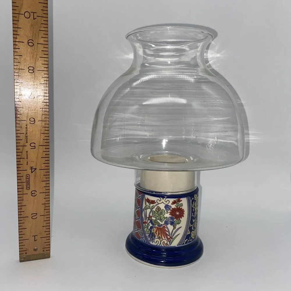Vintage Gailstyn-Sutton Towle Japanese Votive Candle Holder With Glass Shade 10